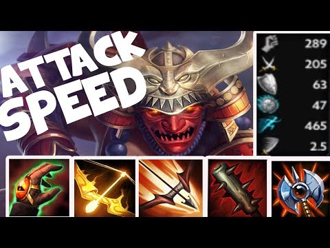 This Hachiman Full ATTACK SPEED Build is BROKEN!!