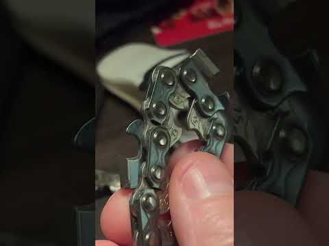 #shorts  difference between full chisel and semi chisel chainsaw chain #firewood #logger #chainsaw