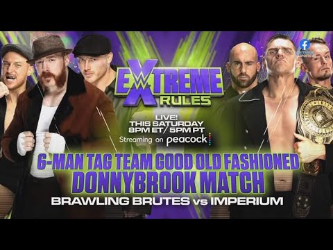 Extreme Rules 8/10/22 FULL MATCH - Brawling Brutes vs, Imperium