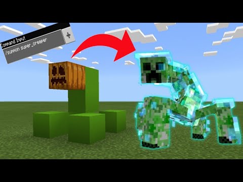 How to summon super creeper in minecraft
