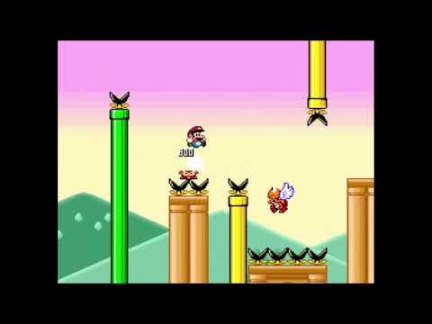 Super Mario World - Love Yourself romhack - Bop To It