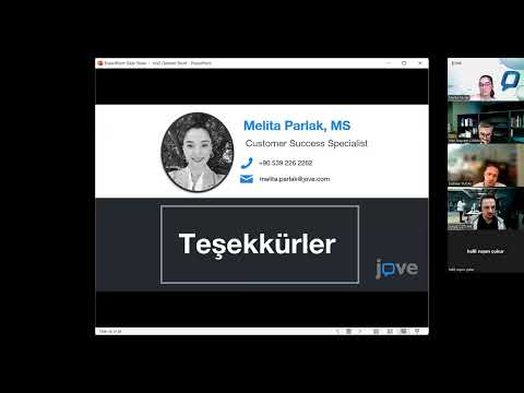 ISTUN  - JoVE Eğitim Webinarı