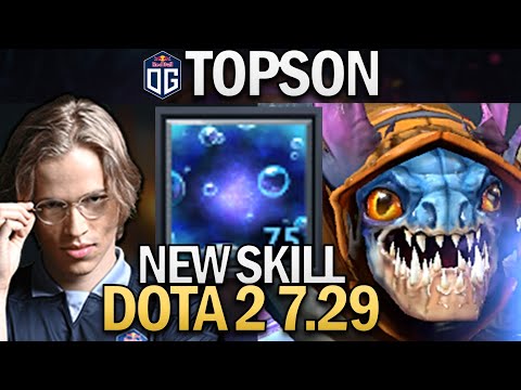 OG.TOPSON SLARK WITH DEPTH SHROUD - DOTA 2 7.29 GAMEPLAY
