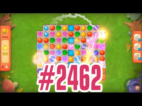 GardenScapes Hard Level 2462 | GAMEPLAY HD