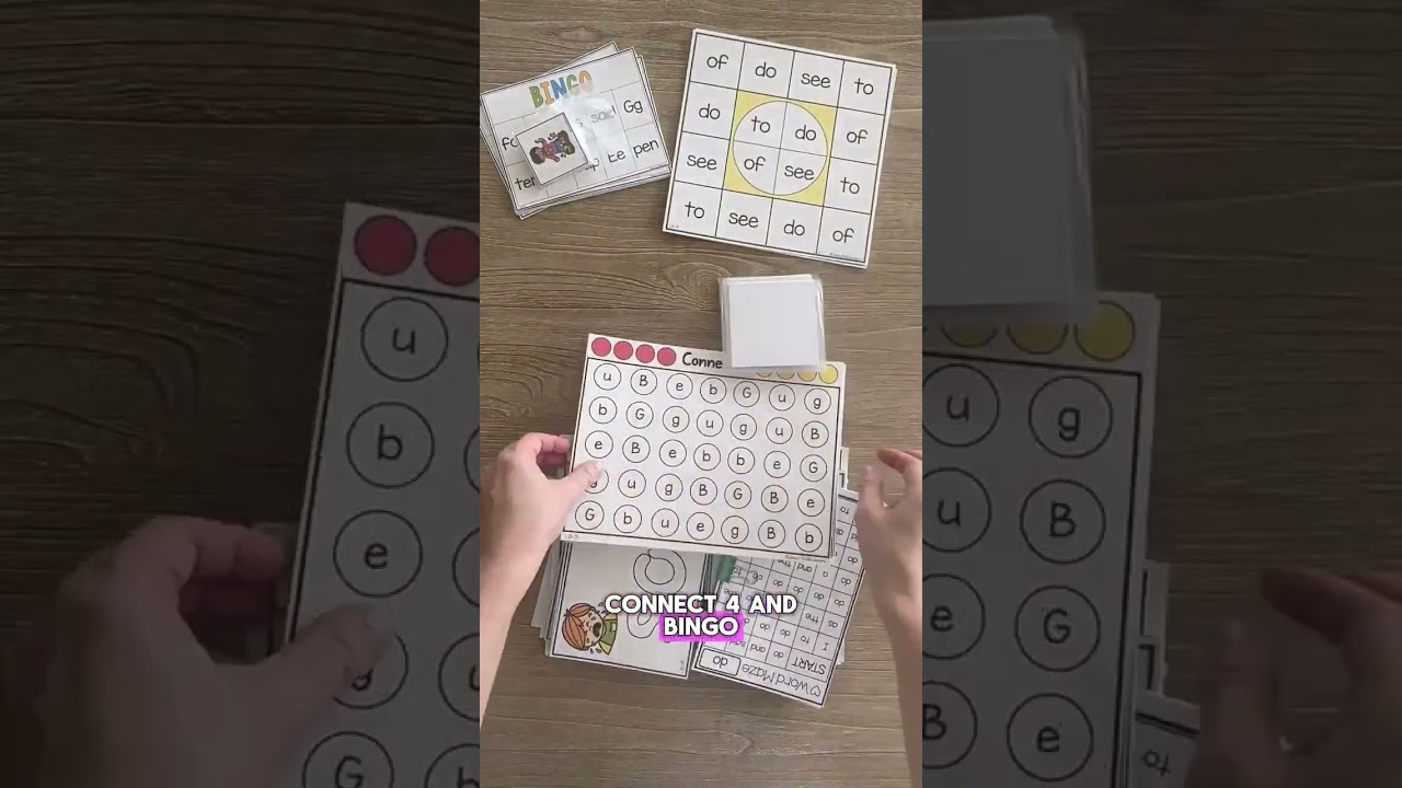 UFLI-Aligned Phonics Centers for Kindergarten | Hands-On SOR Activities