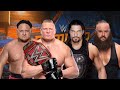 Universal Championship Lesnar Vs Reigns Vs Joe Vs Strowman WWE2k19