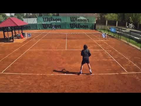 Oskar at U14 TennisEurope cat 2 Rakovnik Czech Rep