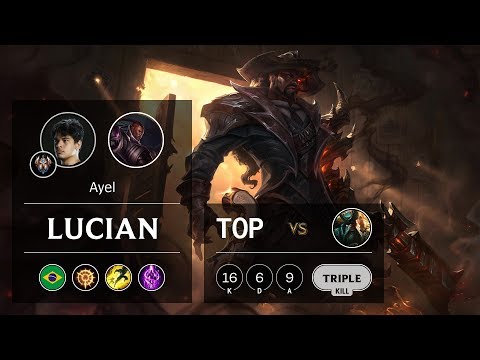 Lucian Top vs Gangplank - BR Challenger Patch 9.24