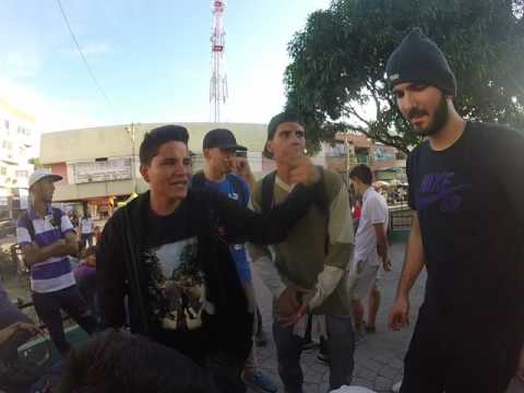 MERCENARIO VS CRONA VS SOUL || BATALLA TRIPLE SEMIFINAL CAGUA