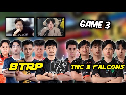 Intense Match Between BTRP vs TNC x Falcons Casted by Mirko and Arashi 🔥(Game 3)