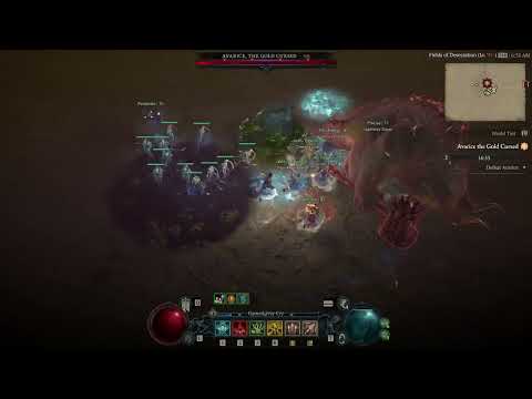 10 Sec World Boss Kill Bone Spear Necro