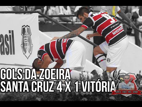 SANTA CRUZ 4 X 1 VITÓRIA - GOLS DA ZOEIRA