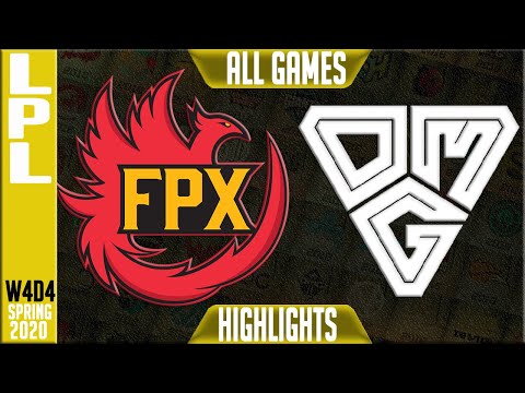 FPX vs OMG Highlights ALL GAMES | LCK Spring 2020 W4D4 | FunPlus Phoenix vs Oh My God