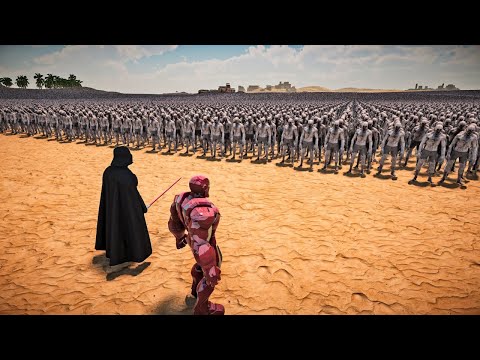 IRON MAN & DARTH VADER VS 1,000,000 ZOMBIES - Ultimate Epic Battle