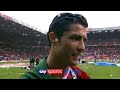 Cristiano Ronaldo after winning his 1st league title