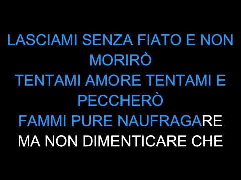 Modà   Che tu ci sia sempre - Karaoke