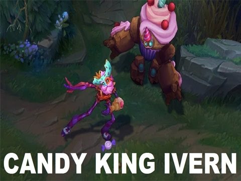 IVERN JUNG GAMEPLAY LOL - Candy King Ivern Skin Spotlight [League of Legends]