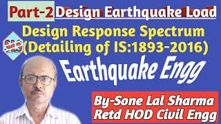 Design Response Spectrum. Seismic Load.IS:1893-2016.Part-2