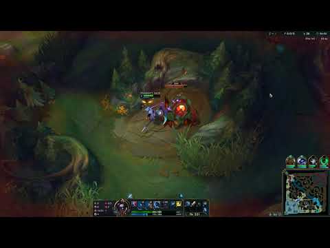 League of Legends - Kayn(red) vs Poppy - back and forth game
