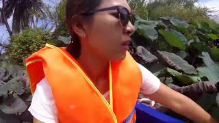 preview picture of video 'One day in Prachuapkhirikhan #travelwithme #Pandan leaves fold to the roese'