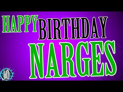 Happy Birthday NARGES! 10 Hours Non Stop Music & Animation For Party Time #Birthday #Narges