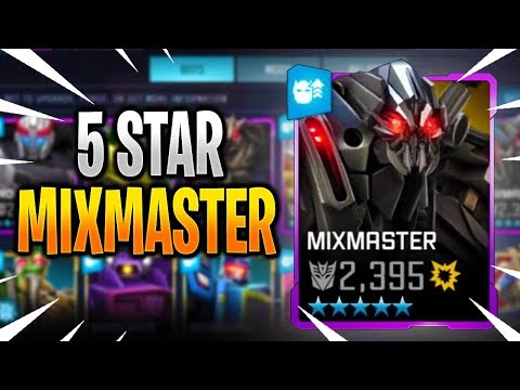5 Star Mixmaster Rank Up! - Transformers: Forged To Fight