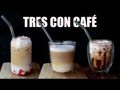 3 bebidas frías con café