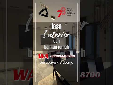 Jasa interior Surabaya Sidoarjo WA 083834418700 Video