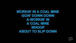 Working In The Coal Mine in the style of Devo karaoke song with lyrics