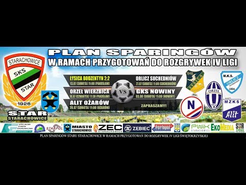 STAR STARACHOWICE - Łysica Bodzentyn 2:2 (1:1) 13.07.2019