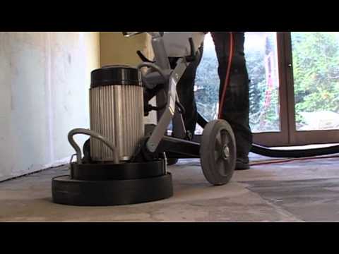 Entfernung von Fliesenkleber mit Floorman