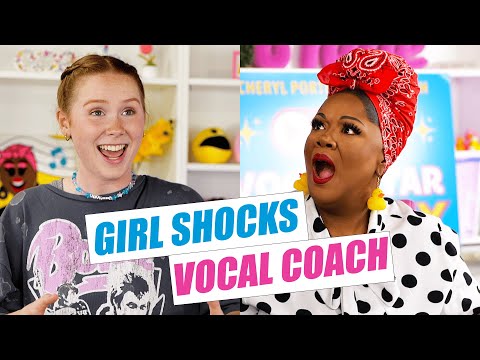 Girl SHOCKS Vocal Coach w/Articulation SONG!