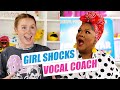Girl SHOCKS Vocal Coach W Articulation SONG