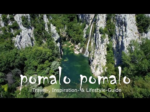 Der Cetina Canyon bei Zadvarje in Dalmatien / Kroatien