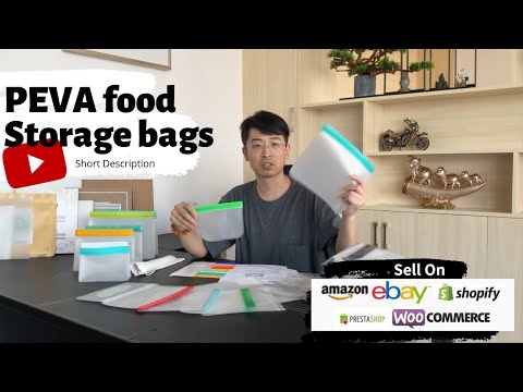 PEVA Reusable Food Storage Bags-Product overview.