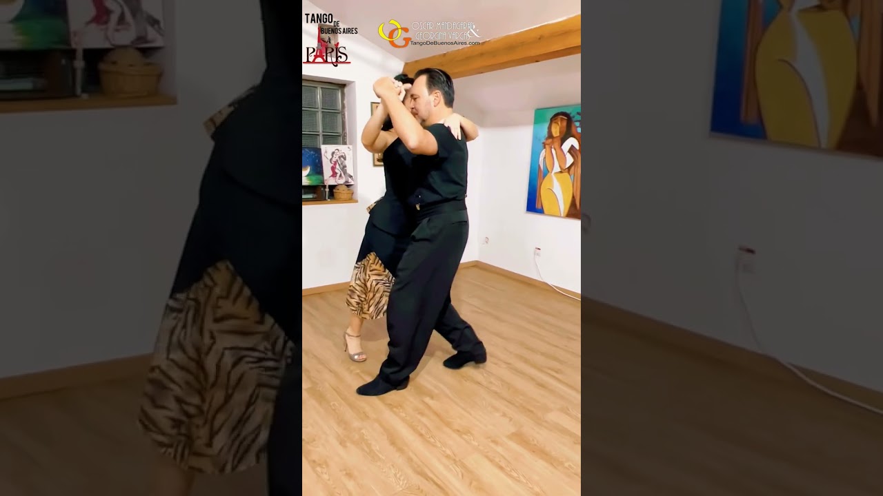 Musicality demo 3 Online Lesson 2/1/2023 #vals Georgina Vargas Oscar Mandagaran #tangodance