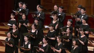 Im Abendrot 〈紅霞中〉（曲／Gustav Mahler）指揮／鮑恆毅、豎琴／曾韋晴、合唱／台北室內合唱團