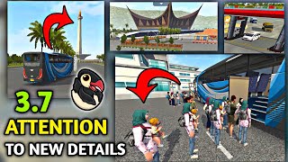 🚚Attention To New Details In Bus Simulator Indonesia New Update 3.7 By Maleo 🏕 | Bus Gameplay