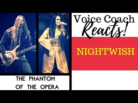Voice Coach Reacts to NIGHTWISH | Phantom of the Opera | FIRST HEARING of Tarja Turunen