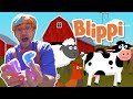 Blippi Learns About Farm Animals Learning Animals For Kids Educational Videos For Children