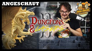 Dungeons & Lasers II | Modulare 3D Plastik Dungeon Sets und Drachen Miniaturen | Kickstarter Preview