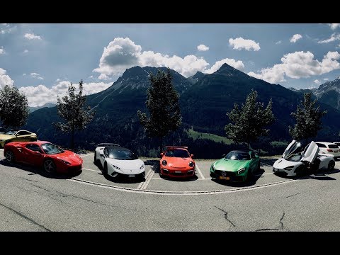 Performante + 812 + 720S road trip in the Alps!