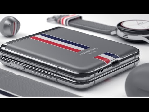Samsung Galaxy Z Flip Thom Browne Edition Unboxing -Trailer  Foldable Phone Box