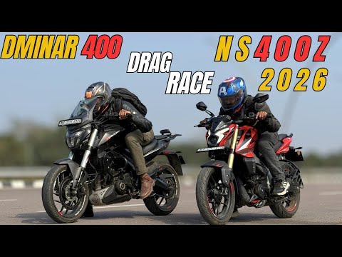 2026 Pulsar NS400Z vs Dominar 400 Drag Race | The UP46 Rider |