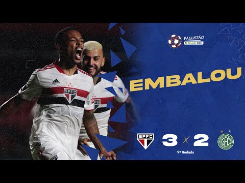 Melhores Momentos de São Paulo 3 x 2 Guarani - Rodada 9 - Paulistão A1 Sicredi 2021