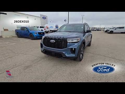 2026 Ford Explorer ST-Line 4WD in Blue for sale at Drayton Valley Ford in Drayton Valley, AB