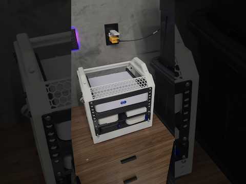 Meu novo rack impresso em 3D para meu Homelab. Parte 01#impressão3d #CasaInteligente #homelab