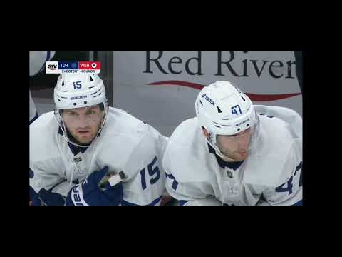 SN Toronto Maple LEAFS VS Washington CAPITALS SHOOTOUT FINAL APRIL 24 2022