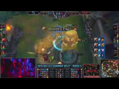 TL FeniX Amazing 1 v 4 Quadra Kill [NA LCS]