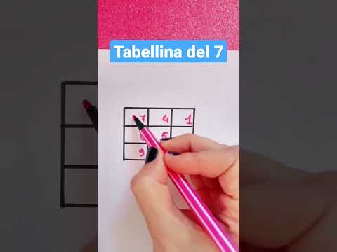 Tabellina del 7 #matematicaconlidia #matematica #tabellinadel7 #imparaconyoutube